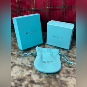 Two Tiffany Boxes with one charm pouch